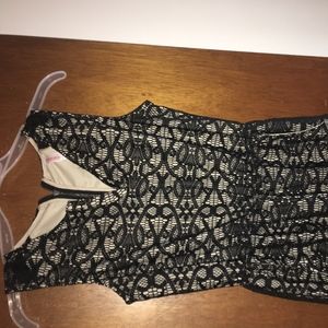 Black and Beige Romper